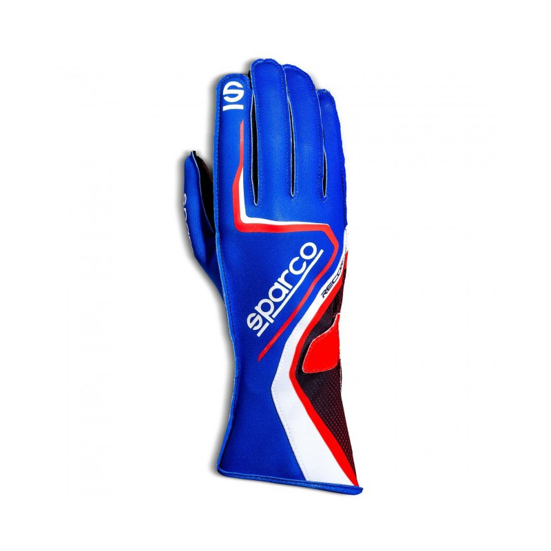 Un gant de karting à coutures exétieures pas cher, le gant sparco record