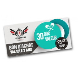 Bon d'achat pour notre boutique