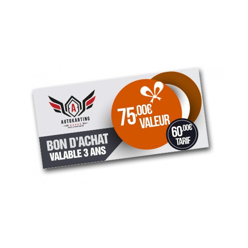 Bon d'achat pour notre boutique