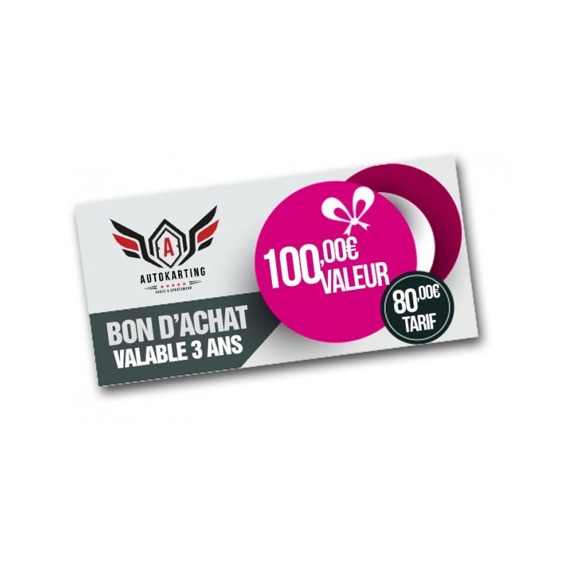 Bon d'achat pour notre boutique