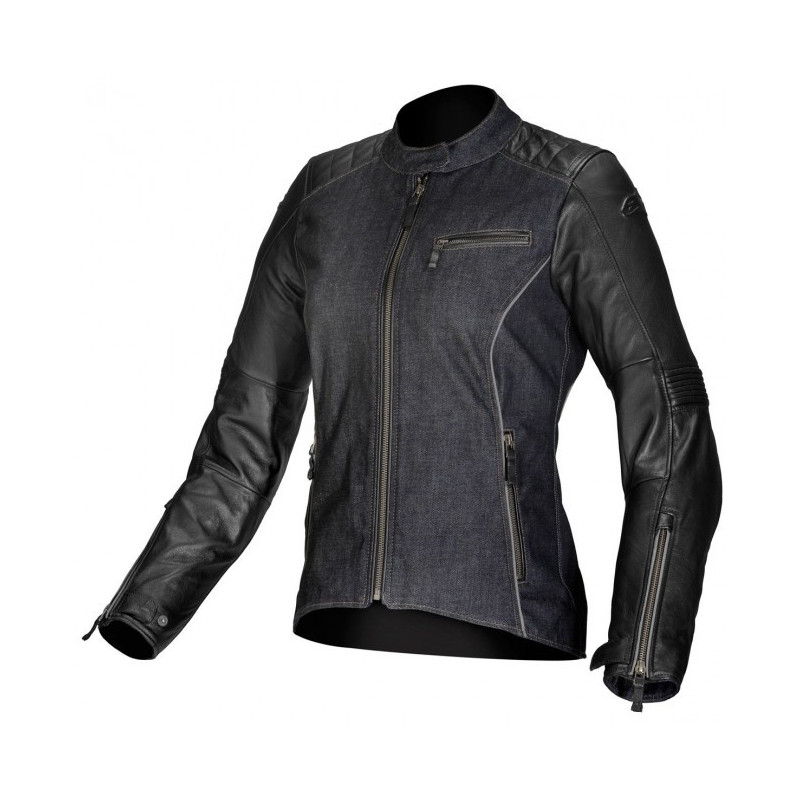 Blouson Alpinestars Stella Renée cuir en promotion - derniers modèles blouson moto femme