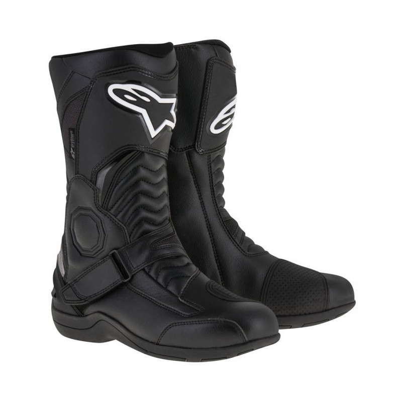 Bottes Alpinestars Pikes Drystar, entrée de gamme imperméable pas chère