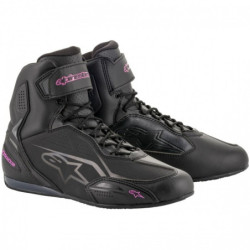 Baskets Alpinestars Stella Faster-3, bottine moto pour femme type basket
