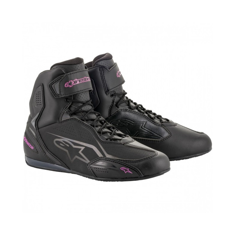 Baskets Alpinestars Stella Faster-3, bottine moto pour femme type basket