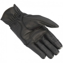 Superbes gants Alpinestars vintage en cuit plaine fleur, index tactile