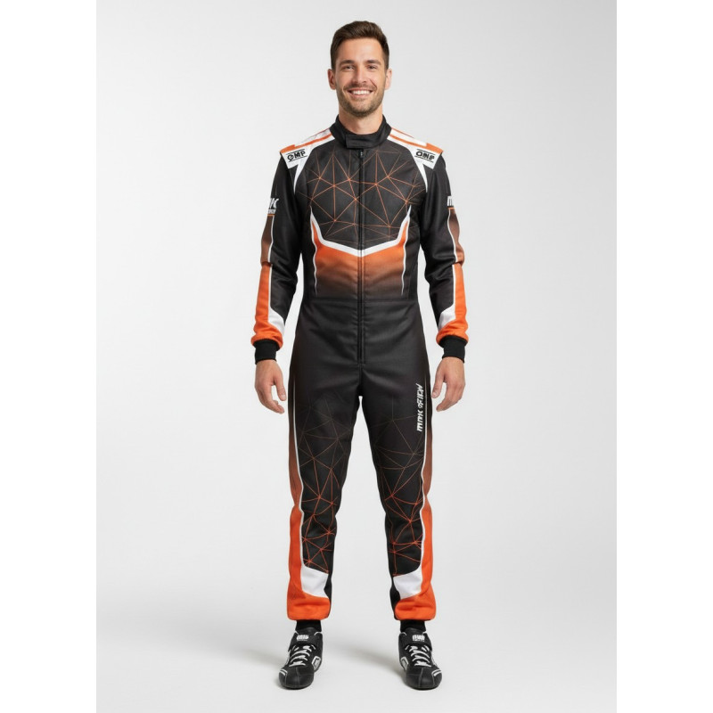 Combinaison OMP KS3X Art Origin noir orange