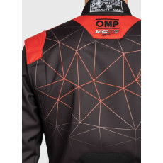 Combinaison de karting OMP Mak Origin noir et rouge