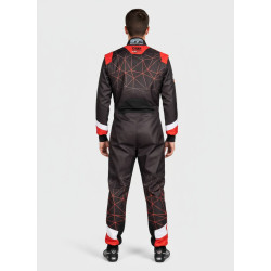 Combinaison de karting OMP Mak Origin noir et rouge