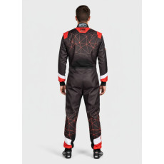 Combinaison de karting OMP Mak Origin noir et rouge