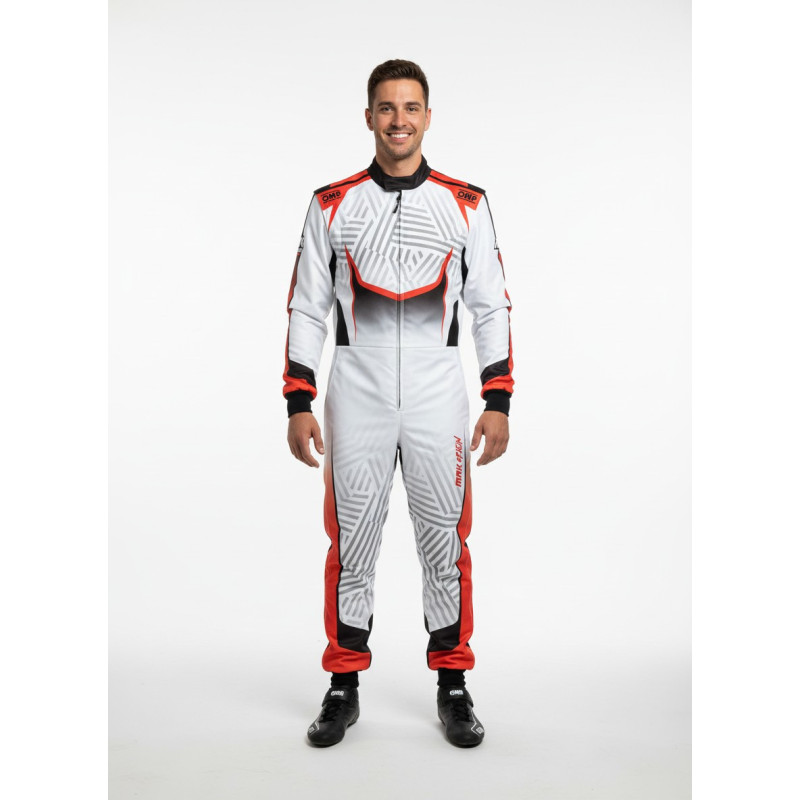 Combinaison de karting OMP KX3 X dessinée par MakDesign