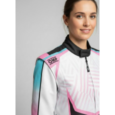 Combinaison de karting OMP KX3 X dessinée par MakDesign pour les femmes