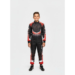 Combinaison de karting enfant OMP noir et rouge - Design exlusif