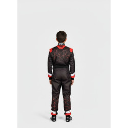 Combinaison de karting enfant OMP noir et rouge - Design exlusif