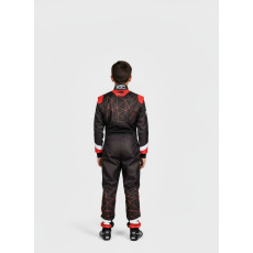 Combinaison de karting enfant OMP noir et rouge - Design exlusif