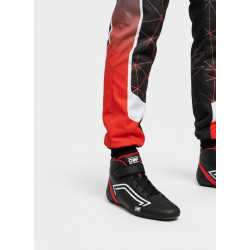 Combinaison de karting enfant OMP noir et rouge - Design exlusif