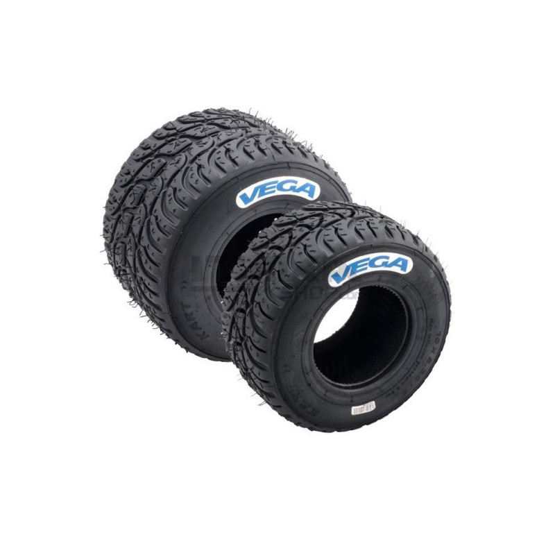 Set de 4 Pneus Vega W6 pluie (National-Sénior-KZ2)