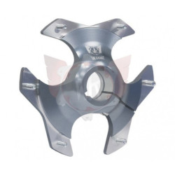 Porte couronne Alu anodisé D30mm avec goujons intégrés pour un montage aisé