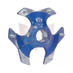 Porte couronne Alu anodisé D30mm avec goujons intégrés pour un montage aisé