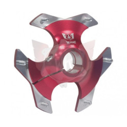 Porte couronne Alu anodisé D30mm avec goujons intégrés pour un montage aisé