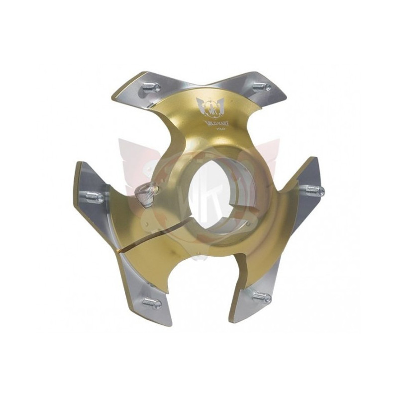 Porte couronne Alu anodisé D40mm avec goujons intégrés pour un montage aisé