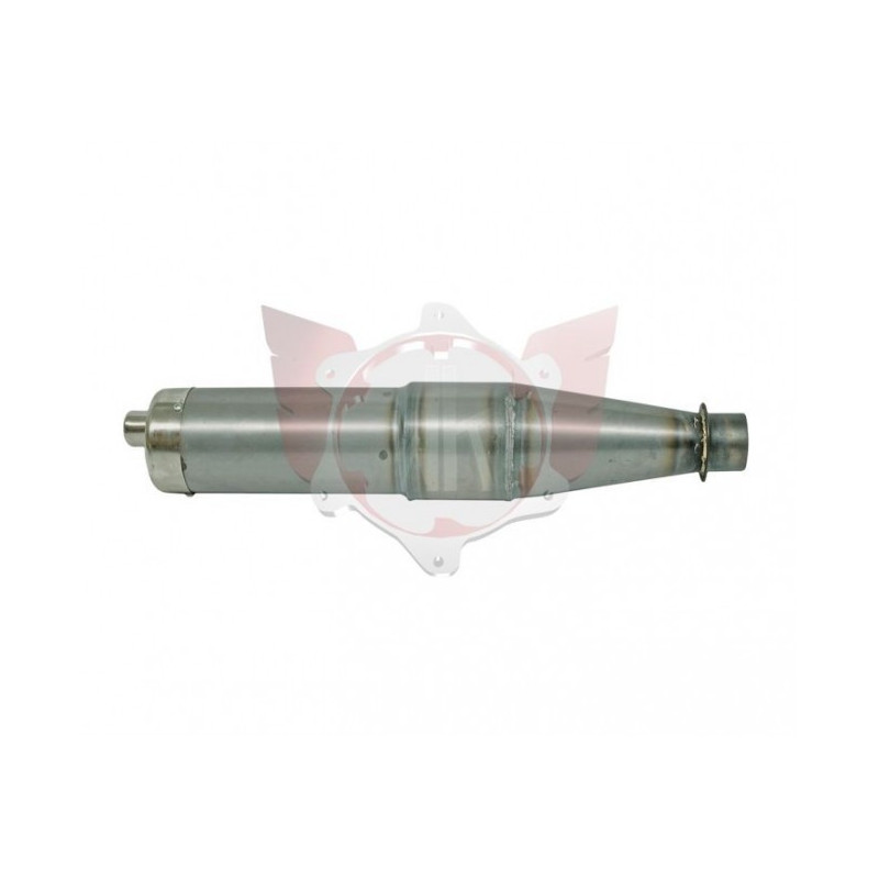 Pot d'échappement droit 475mm