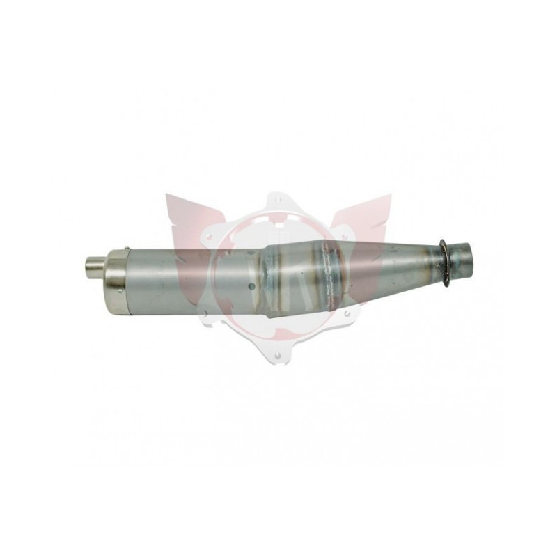 Pot d'échappement incliné 475mm