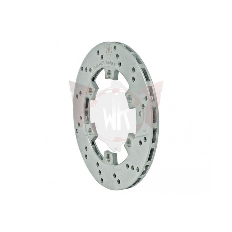 Disque de frein ventilé AR 210x12mm pour karting