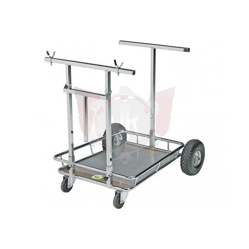Chariot de Kart inox pour karting