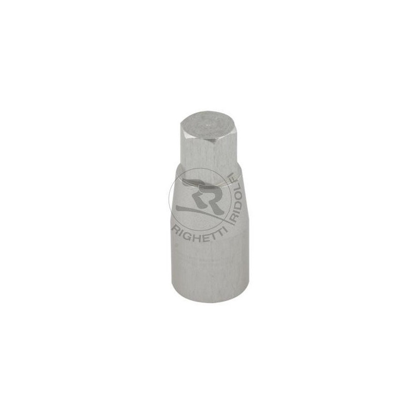 ECROU CYLINDRIQUE M8, EXAGONE 10mm, EN ALUMINIUM ANODISE