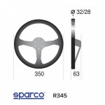 Volant Sparco R345