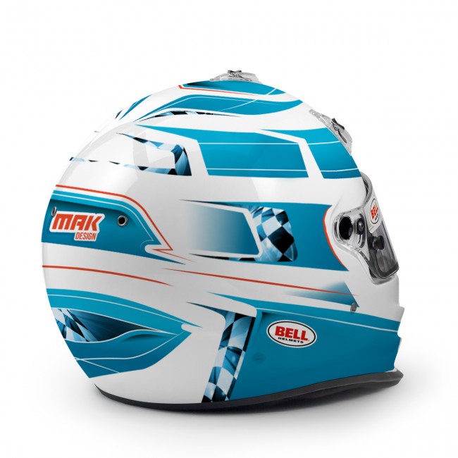 Casque Bell GP3 Sport, superbe déco de casque de sport auto