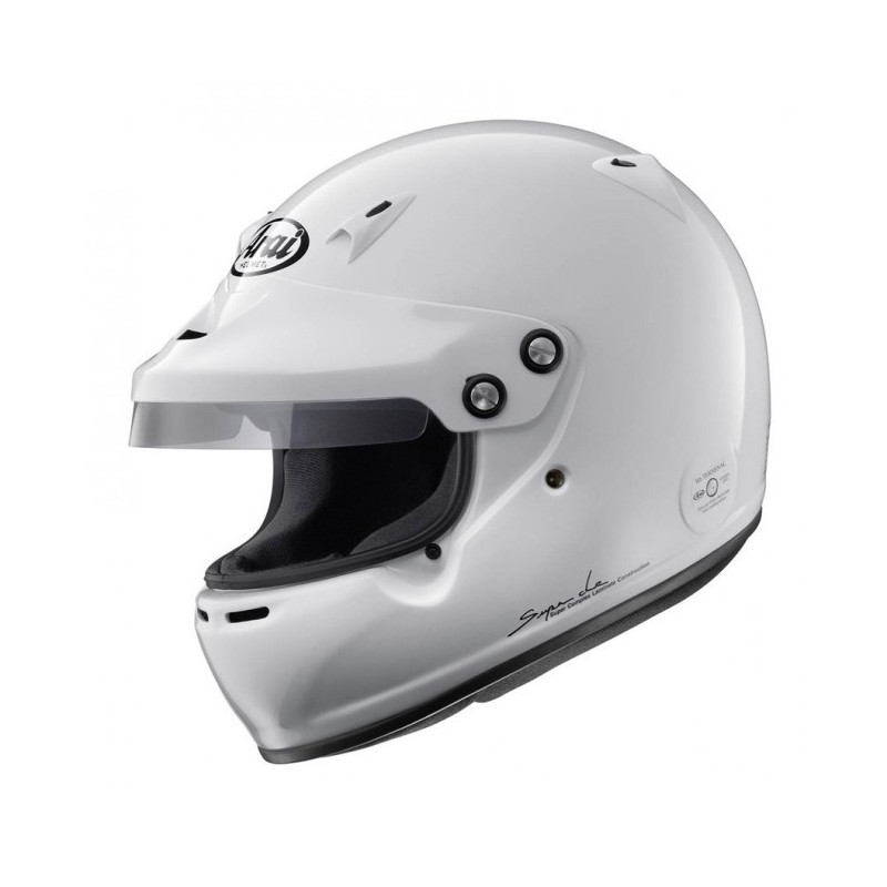 Casque Arai GP5W Touring Clips Hans - un casque fia sur et confortable