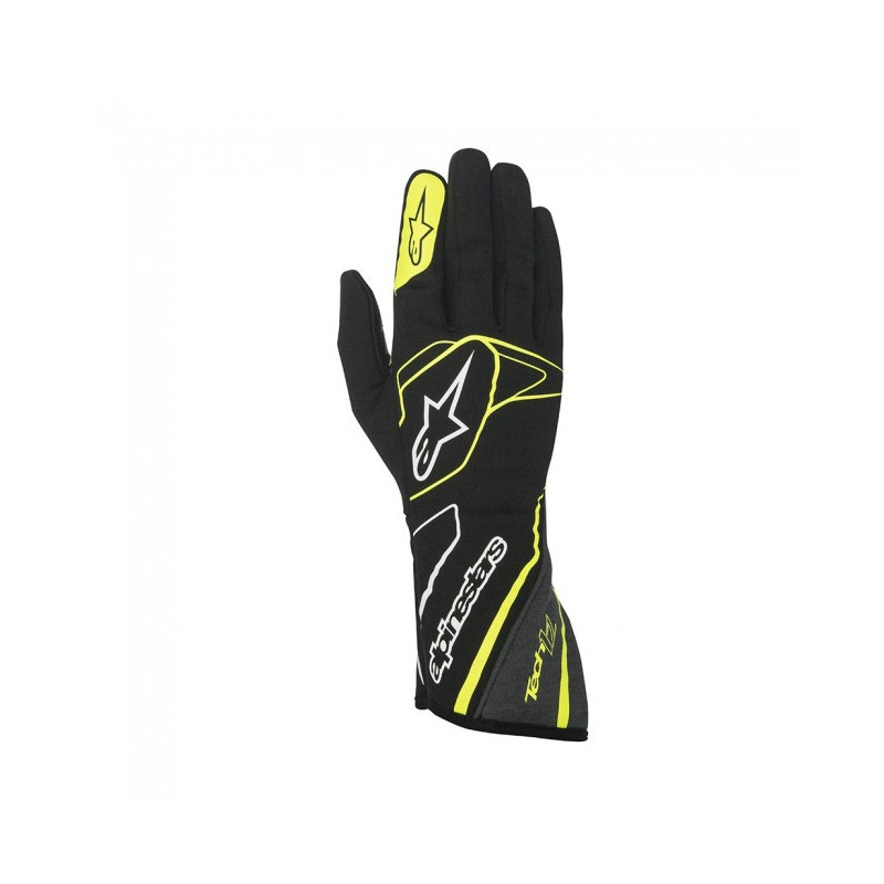 Gants Alpinestars Tech1-Z - des couleurs originales pour un gant FIA.