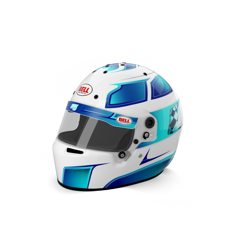 Casque Bell RS-7 K - le casque de compétition karting Bell à ouverture 60mm