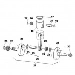 Piston - Vilebrequin TMKZ10