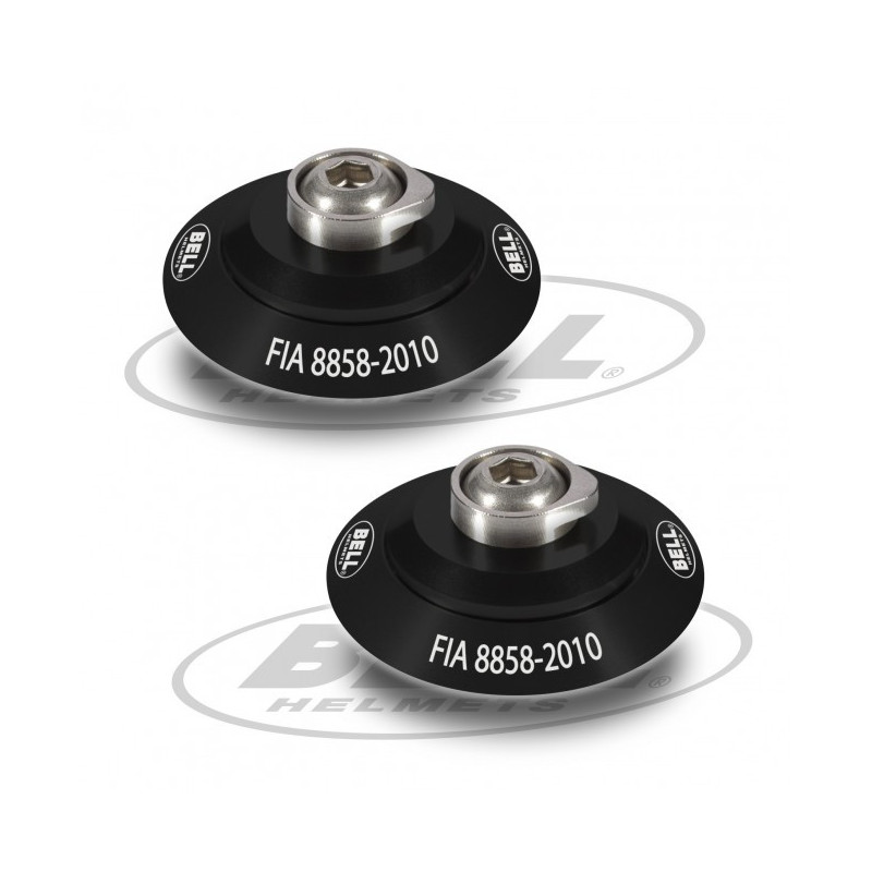 Clips Hans Bell - en option pour vos casques homologués auto et rallye