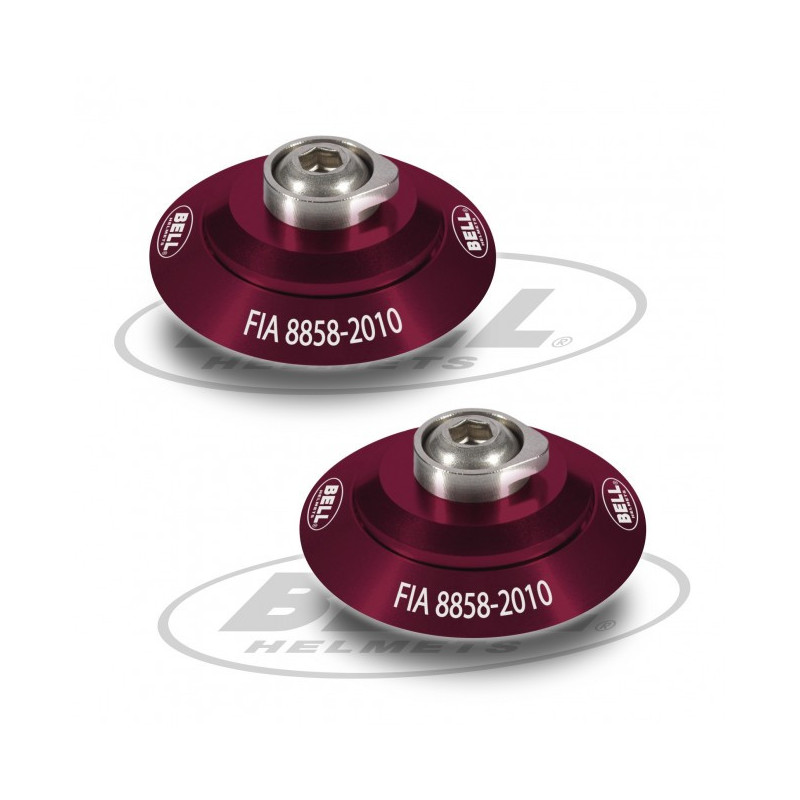 Clips Hans Bell - en option pour vos casques homologués auto et rallye