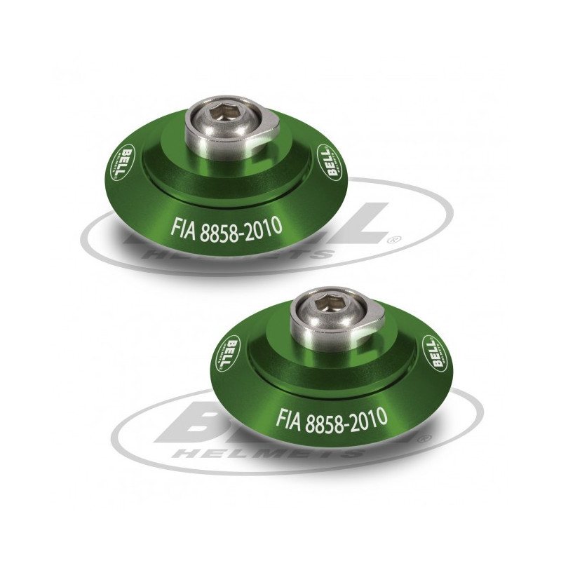 Clips Hans Bell - en option pour vos casques homologués auto et rallye