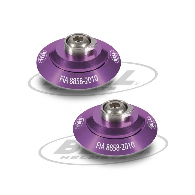 Clips Hans Bell - en option pour vos casques homologués auto et rallye