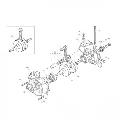 Carter - Vilebrequin Iame X30