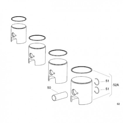 Piston Iame X30