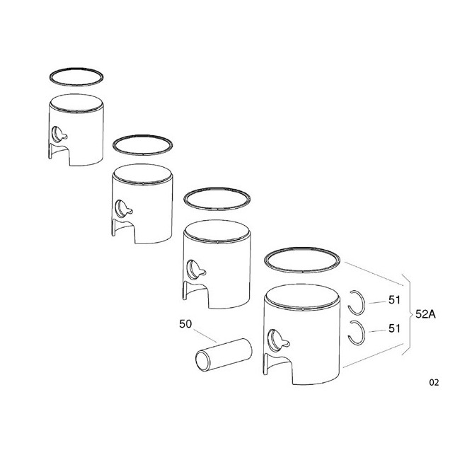 Piston Iame X30