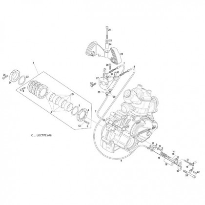 Commande de vitesses - Transmission DD2