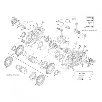 Carter - Vilo - Pompe à eau - Piston DD2