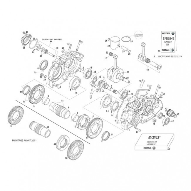 Carter - Vilo - Pompe à eau - Piston DD2