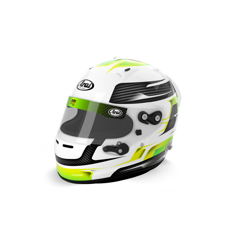 Casque Arai GP7 Clips Hans - Nouveau casque intégral arai FIA SA2020