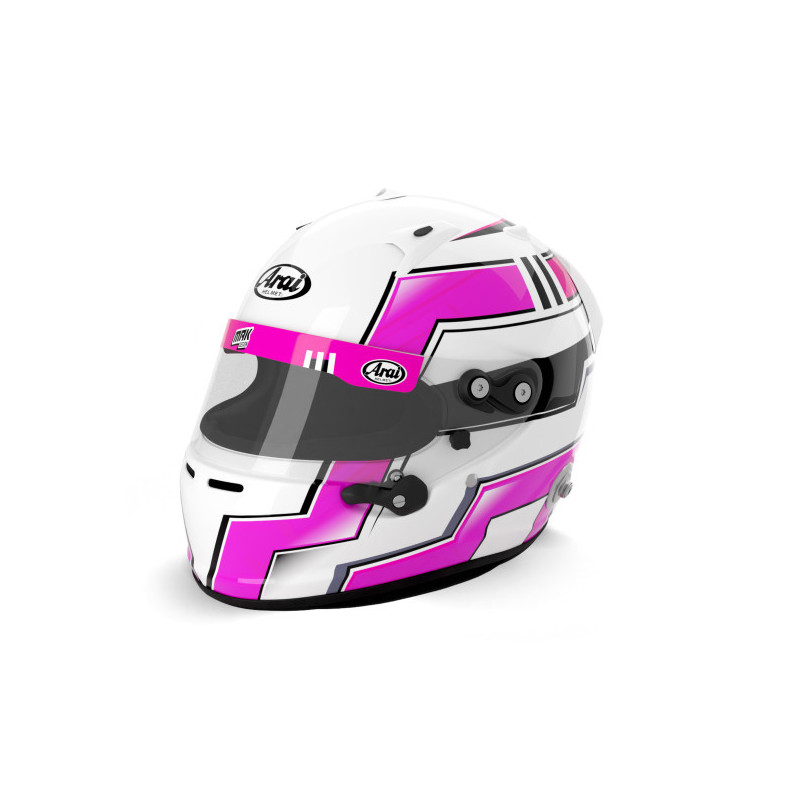 Casque Arai GP7 Clips Hans - Nouveau casque intégral arai FIA SA2020