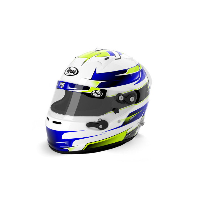 Casque Arai GP7 Clips Hans - Nouveau casque intégral arai FIA SA2020