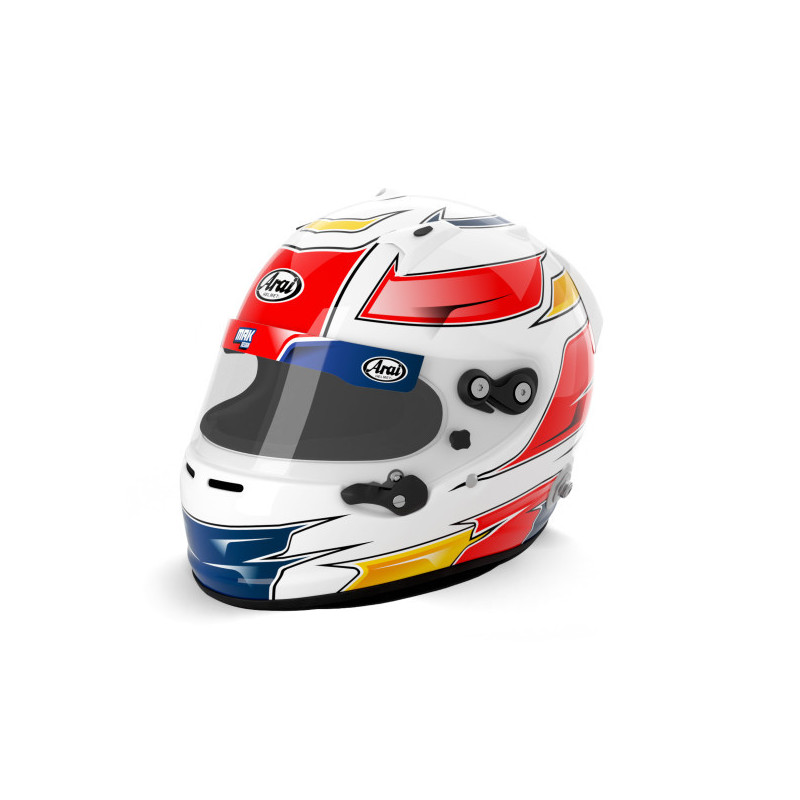 Casque Arai GP7 Clips Hans - Nouveau casque intégral arai FIA SA2020
