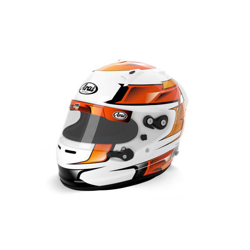 Casque Arai GP7 Clips Hans - Nouveau casque intégral arai FIA SA2020